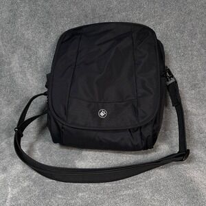 Pacsafe Messenger Bag Black Anti-Theft Crossbody Travel Shoulder Bag